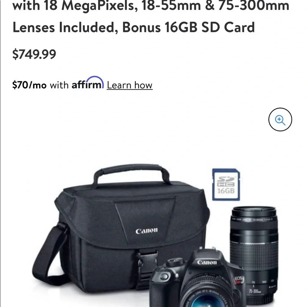 Canon Rebel T6